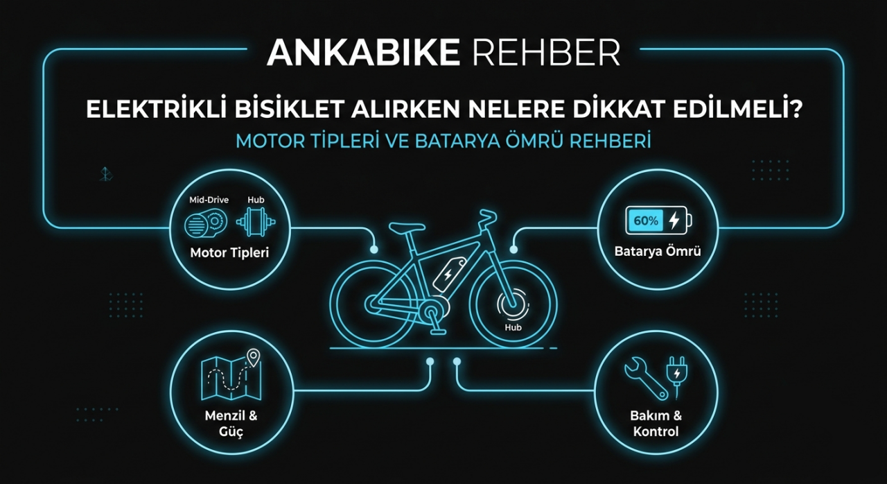 Elektrikli Bisiklet Alırken Nelere Dikkat Edilmeli? Motor ve Batarya Rehberi