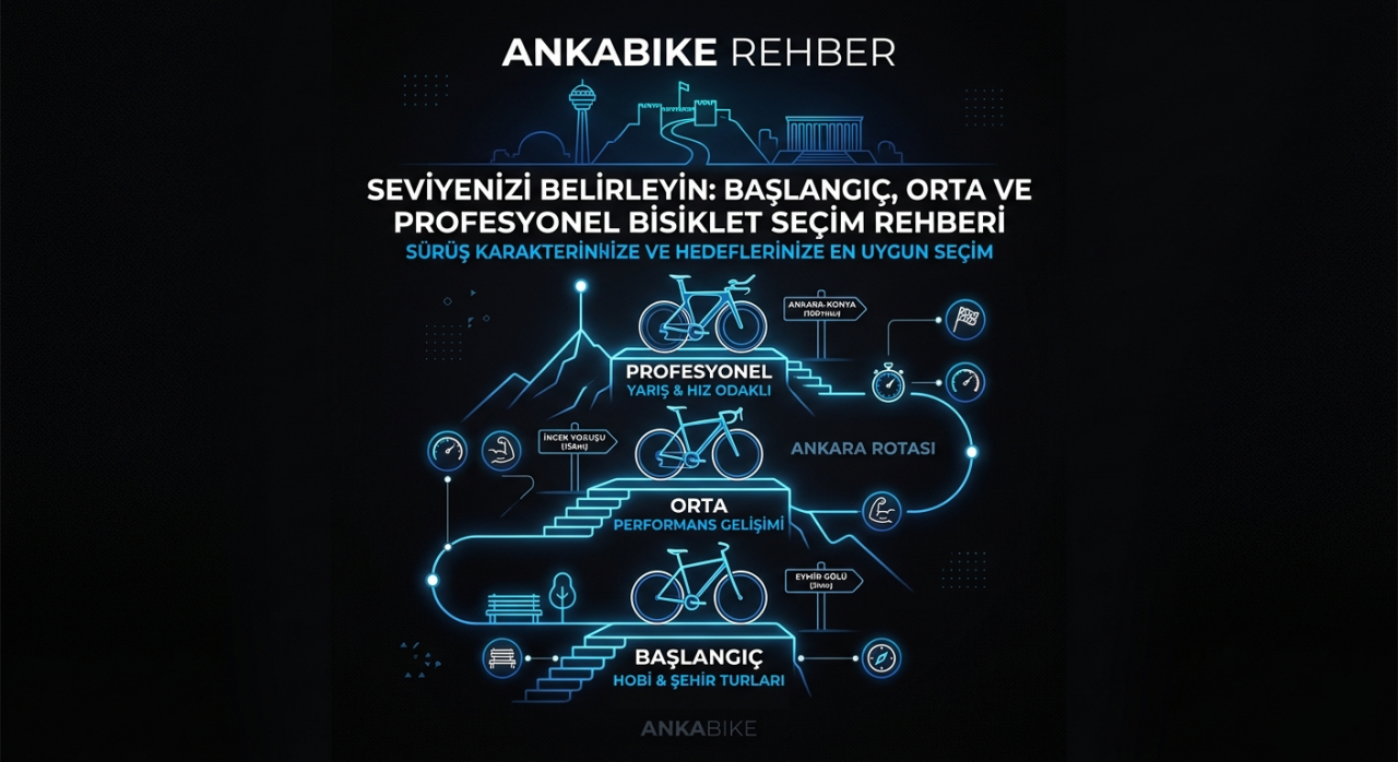 Seviyenizi Belirleyin: Başlangıç, Orta ve Profesyonel Bisiklet Seçim Rehberi