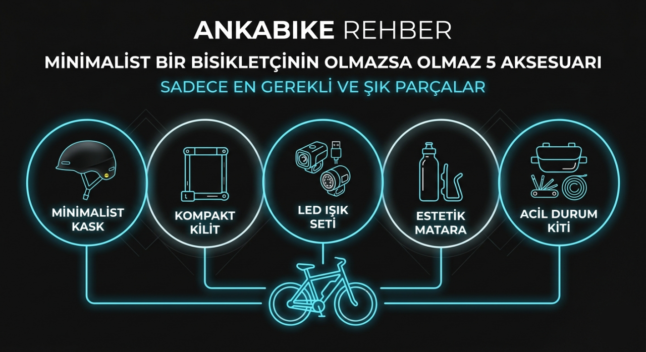 Minimalist Bir Bisikletçinin Olmazsa Olmaz 5 Aksesuarı: Şık ve Fonksiyonel