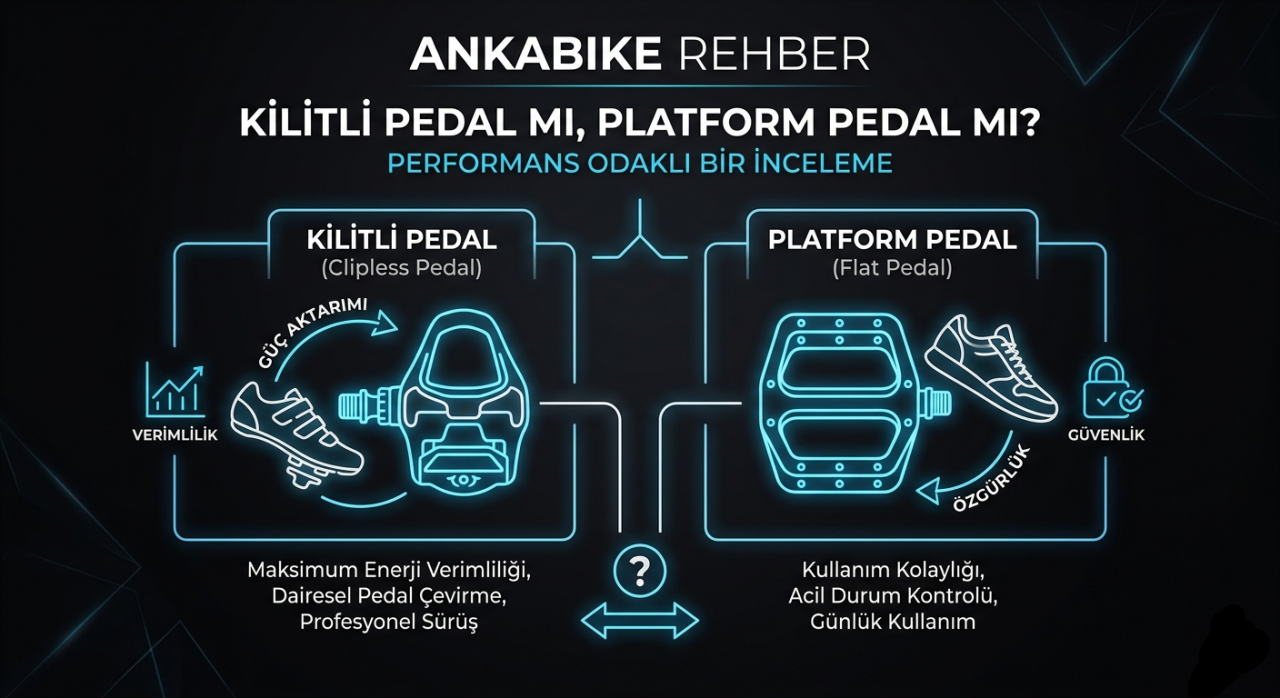 Kilitli Pedal mı, Platform Pedal mı? Performans Odaklı Karşılaştırma