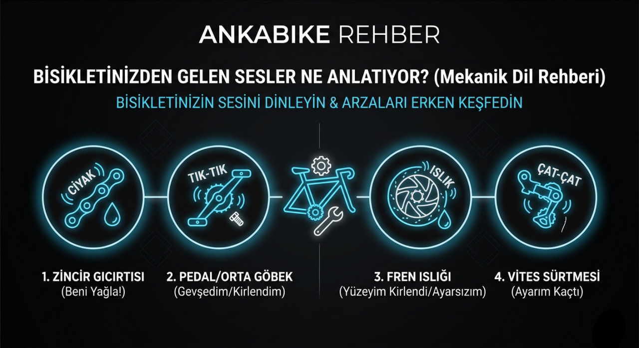 Bisikletinizden Gelen Sesler Ne Anlatıyor? (Mekanik Dil Rehberi)