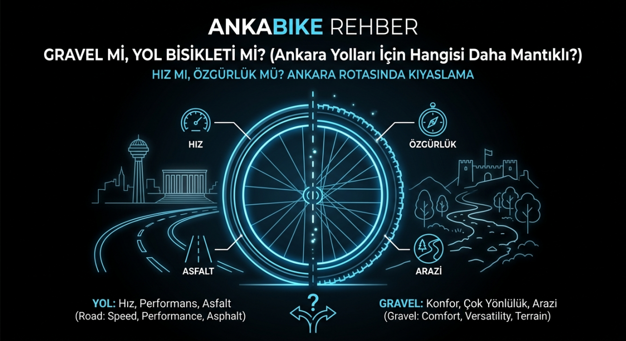 Gravel mi, Yol Bisikleti mi? Ankara Yolları İçin Hangisi Daha Mantıklı?