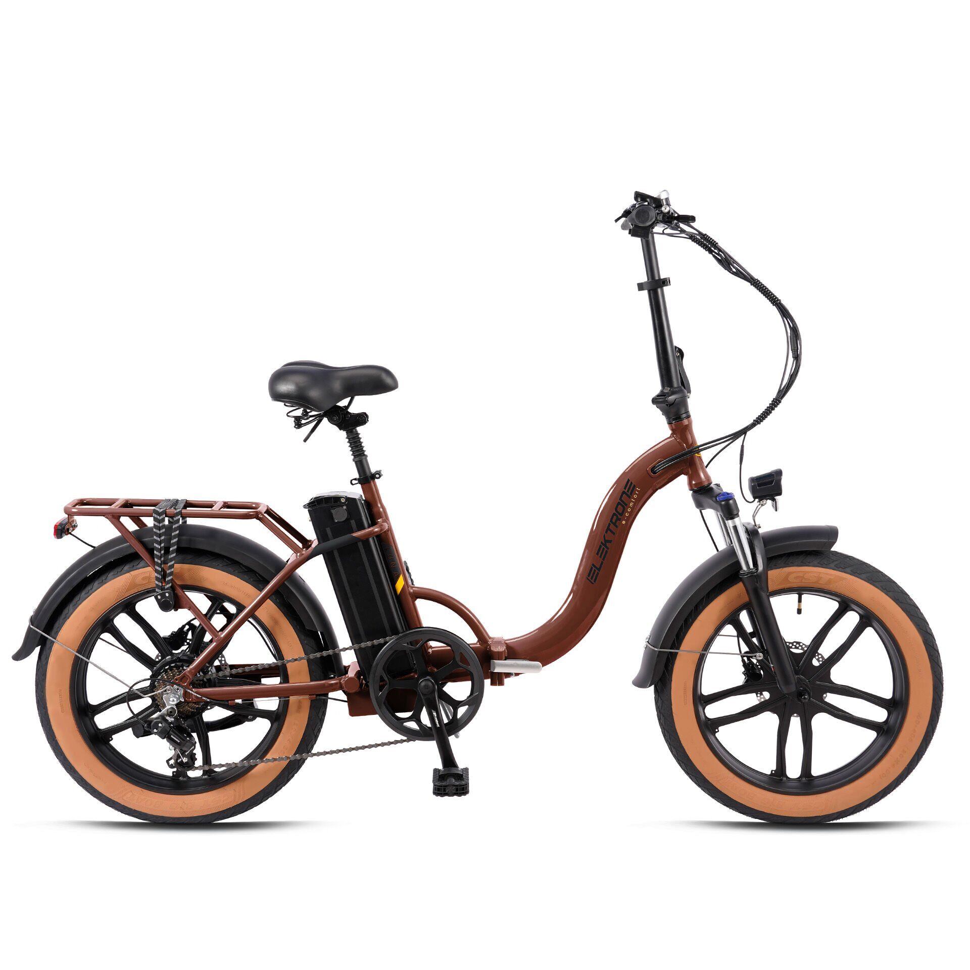 Elektrone Luna 20 Katlanır Elektrikli Bisiklet 20 Jant 7 Vites Disk Fren