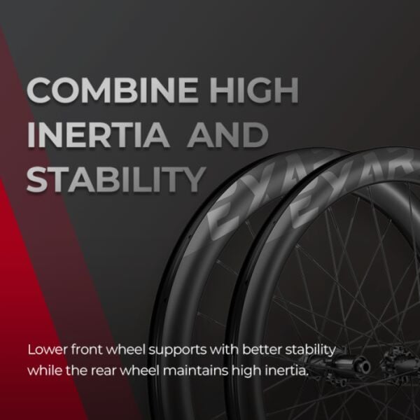 Magene EXAR Ultra Dark DB508 Karbon Jant Seti 50/58mm Disc Tubeless Yol Bisikleti