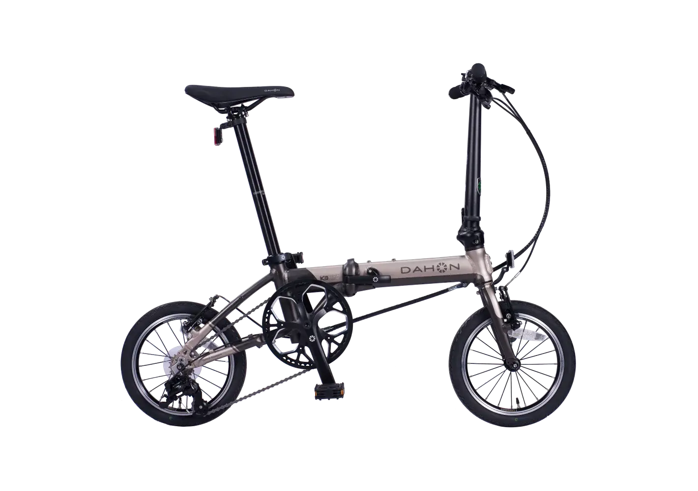 Dahon K3 14'' 3 Vites Katlanır Bisiklet - Ultra Hafif (8.1 kg) GRİ
