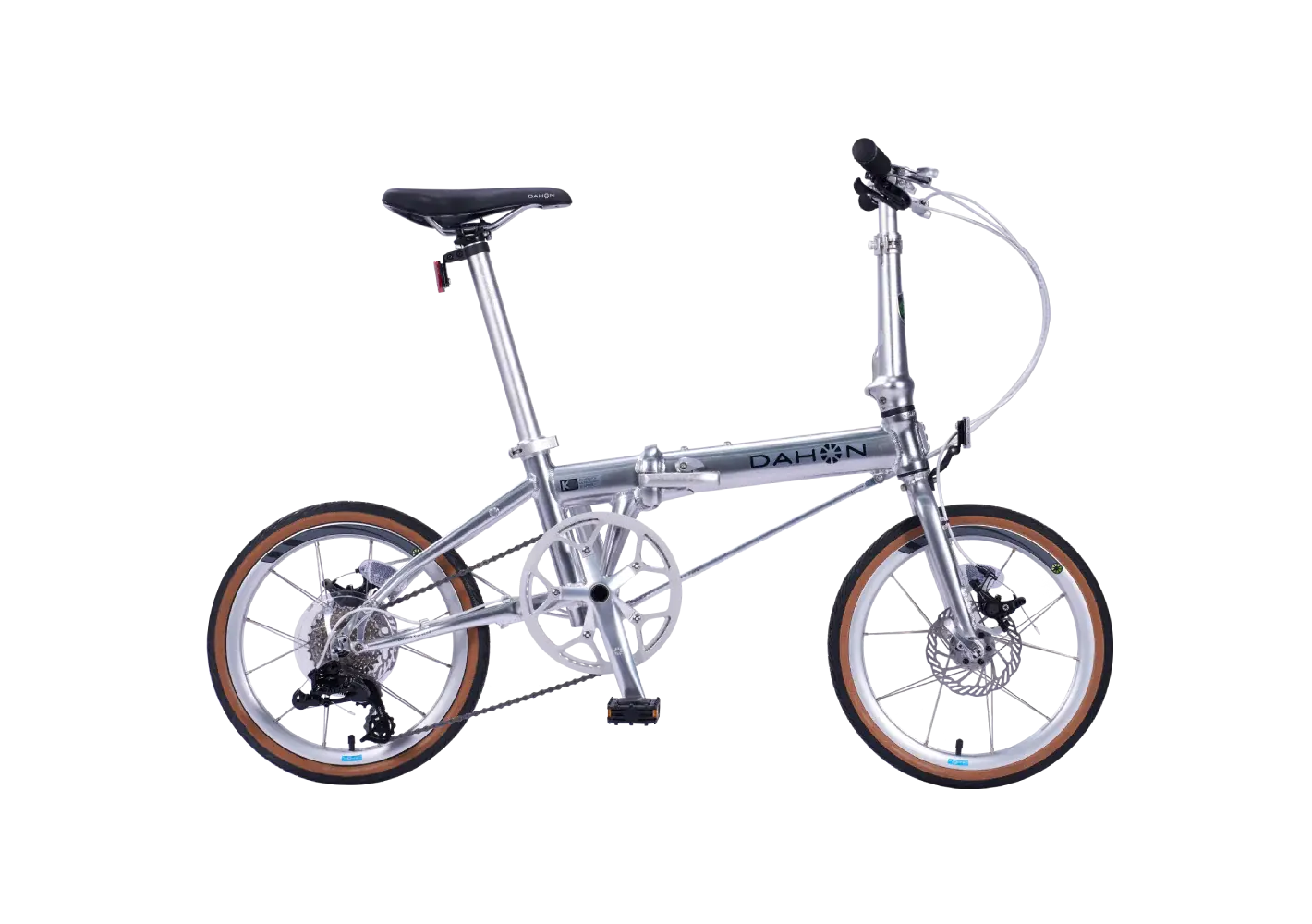 Dahon K9D 9 Vites 16'' Katlanır Bisiklet - Disk Frenli GÜMÜŞ