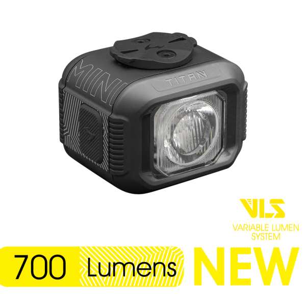 Moon Titan Mini 700 Lümen USB Şarjlı Bisiklet Ön Far | IPX7 Su Geçirmez