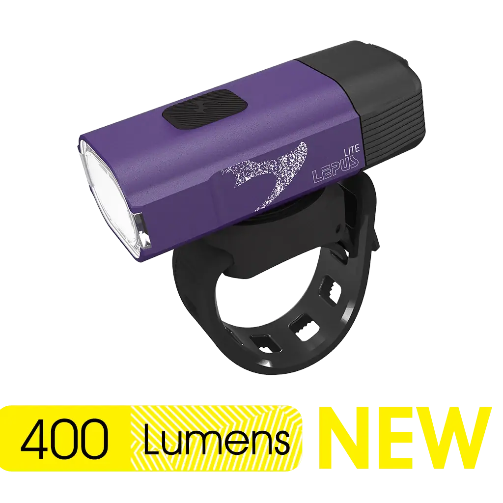 Moon Lepus Lite 400 Lümen USB-C Şarjlı Bisiklet Ön Farı | IPX7 Su Geçirmez