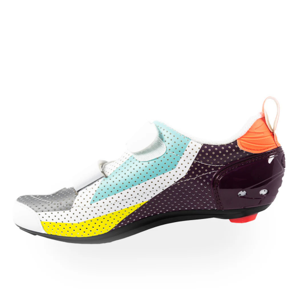 SIDI T-5 Air Woman Kadın Triatlon Bisiklet Ayakkabısı - Beyaz/Pembe