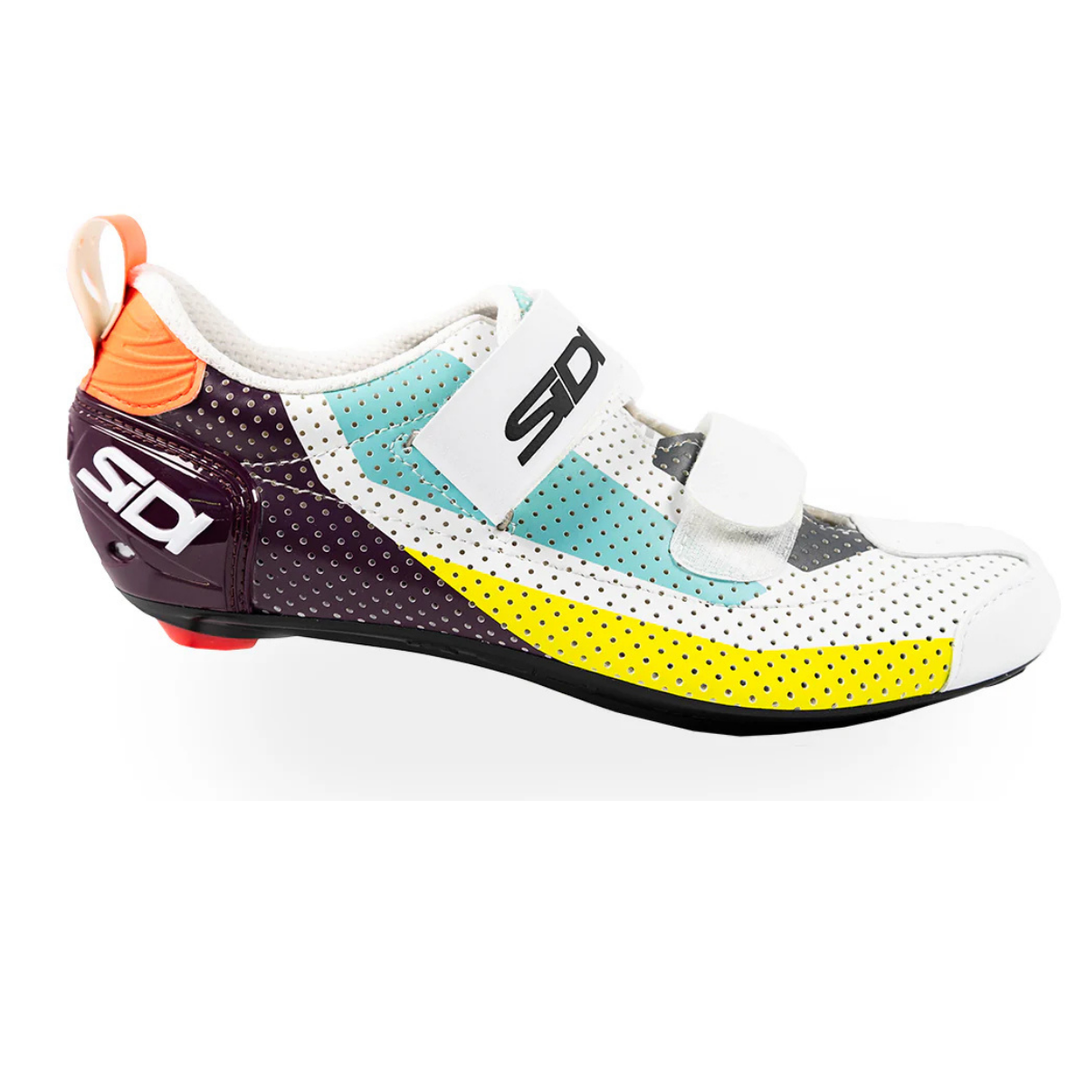 SIDI T-5 Air Woman Kadın Triatlon Bisiklet Ayakkabısı - Beyaz/Pembe