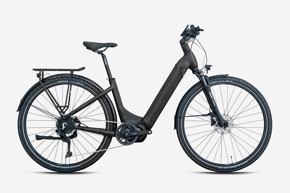 Kron Zeon Lady 28 Elektrikli Bisiklet Shimano E6100 630Wh Kadın Şehir Bisikleti 46cm