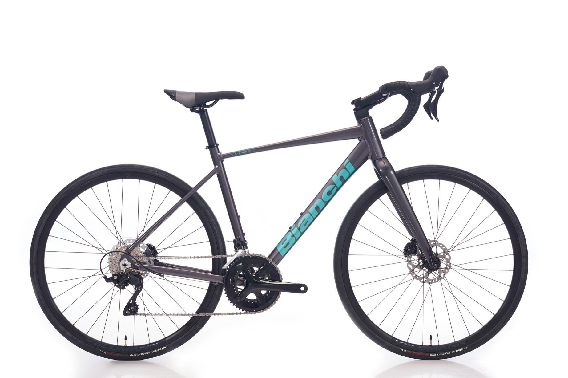 Bianchi Nirone 7 Disk 105 12V Yol Bisikleti Koyu Gri 54CM
