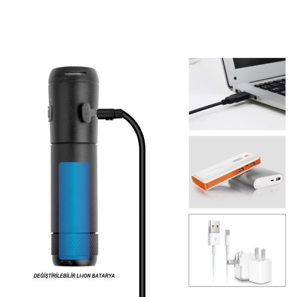 Asistan Parla F900 Usb şarjlı AYDINLATMA